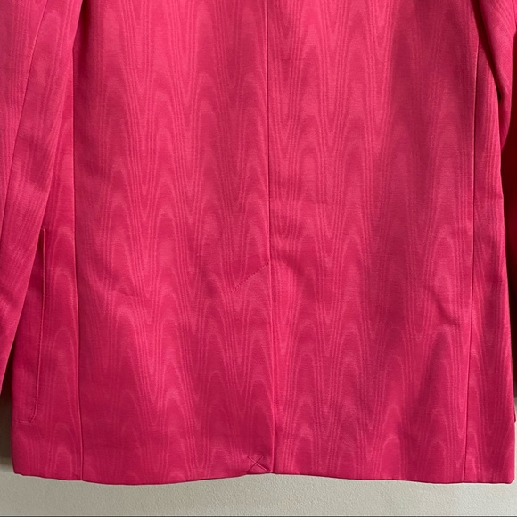 TOPSHOP Pink Moire Grandad Blazer - Picture 10 of 16